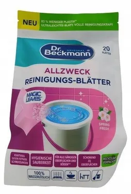 Produktbild von DE Dr. Beckmann Universal Reinigungsstreifen Frühlingsfrische, 20 Stück.