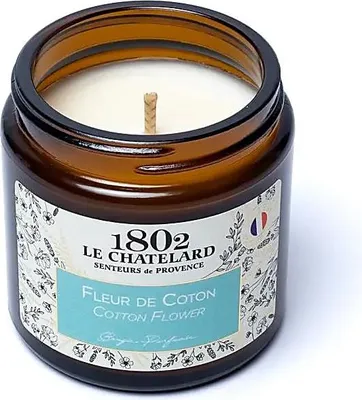 Image de Le Chatelard 1802 Bougie Parfumée Fleur de Coton - 80g