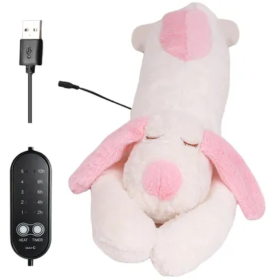 Produktbild von USB-Wärmekissen Hundeform, Elektrisches Heizkissen mit Abschaltautomatik und Temperaturregelung, für Schultern & Rücken