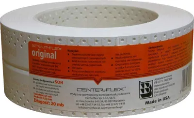 Produktbild von STRAIT-FLEX ORIGINAL Kantenschutz Eckschiene Abdeckband Trockenbau Gipskarton  USA - 20m