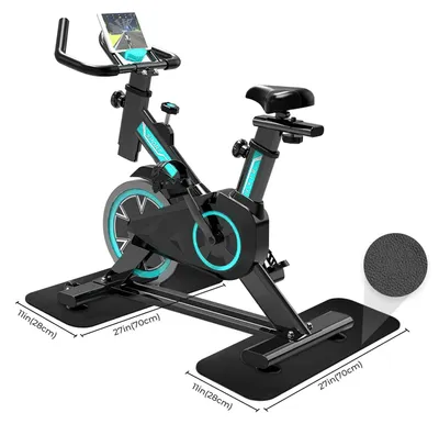 Obrázek produktu pro Ochranná podložka pod běžecké pásy a fitness zařízení, odolná proti nárazům, tloušťka 6 mm