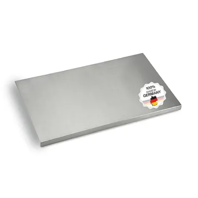 Produktbild von Arbeitsplatte aus Edelstahl 300x500x20mm