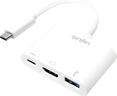 Image de Logilink Adapter USB3.2 Gen1 Typ-C > HDMI+USB-A+USB-C 60W PD