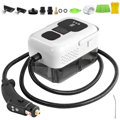 Handdampfreiniger 1500 W, 1,2 l Tank, 130 °C, 9 Stufen, Zubehör