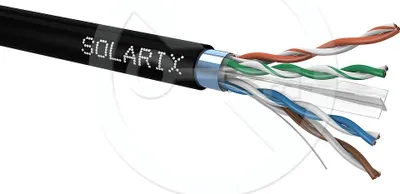 Obrázek produktu pro Venkovní inst. kabel Solarix CAT6 FTP PE 500m drát