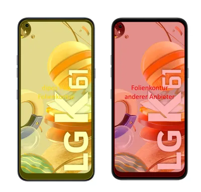 Zdjęcie produktu dla 3x folia ochronna do LG K61, 100% pokrycia ekranu, Dipos Flex