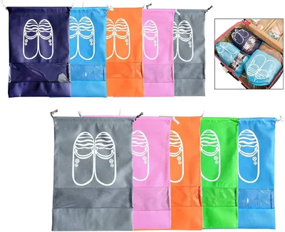 Produktbild von Schuhbeutel 10 Stück, wasserdicht, staubdicht, für Schuhe und Stiefel