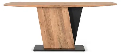 Immagine prodotto di Tavolo da pranzo in legno di acacia «Sahana», 76 cm x 190 cm x 90 cm Giner y Colomer