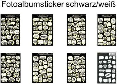 Produktbild von Original Fotosticker Fotoalbum Foto Sticker XXL Set - 270 Teile