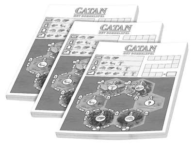 Produktbild von 999Games 999 Games Punkteblöcke Catan: Das Würfelspiel, 3-tlg.