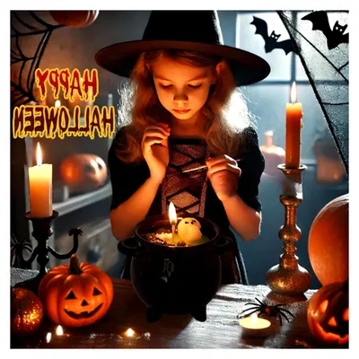 Produktbild von Halloweenkerze aus Soja und Keramik, dekorativ und batteriebetrieben für die Heimdekoration