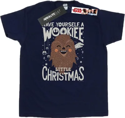 Produktbild von Star Wars - "Wookiee Little" T-Shirt für Herren BI46436 (S) (Marineblau)