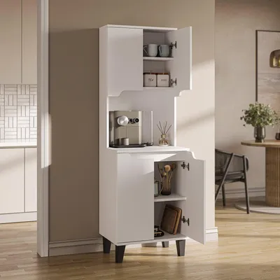Produktbild von Roomart DEFNE Küchenschrank 60 cm breit, Weiß