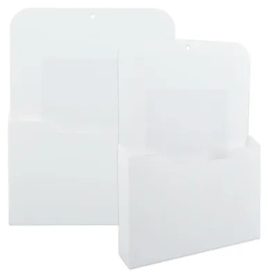 Produktbild von Set mit 2 magnetischen Stifthaltern, magnetischem Wandzeitungshalter, Dokumentenhalter, Aufbewahrung für Büromaterialien für Whiteboard, Kühlschrank, Schule und Büro