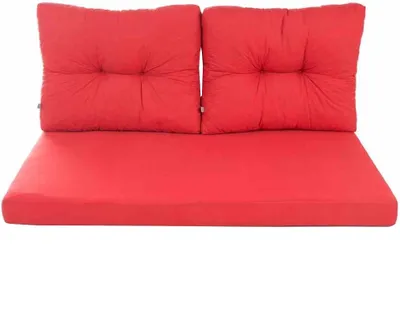 Image de edi Garden Coussin pour palette Plaque, rouge,