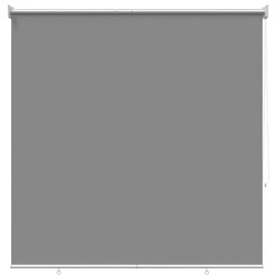 Image de Stores extérieurs vidaXL avec protection UV, gris clair, 120 x 140 cm