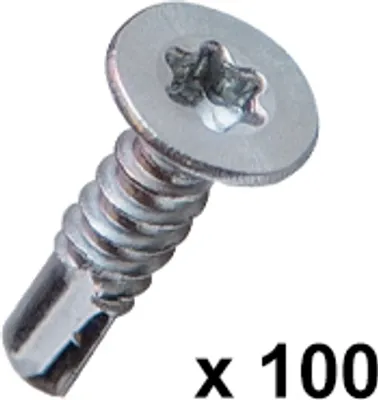 Produktbild von Edelstahl Montageschraube, ø 4,8 x 19 mm - 100 Stück