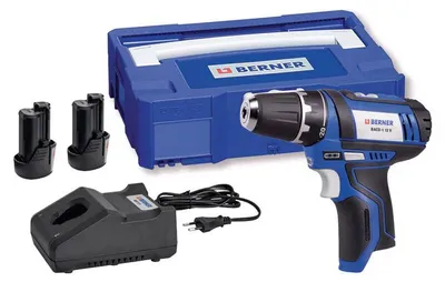 Produktbild von Berner Schraubbohrer 12V 2.0ah im Koffer
