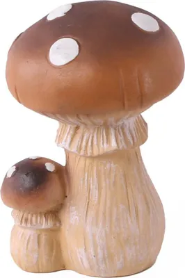 Produktbild von TrendLine Dekofigur Pilz 17 x 12 cm braun weiß