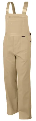 Produktbild von Qualitex Arbeitshose - favorite Latzhose - Arbeitshose aus reiner Baumwolle (BW 320 g) - in Farbe: khaki - Herren: 94