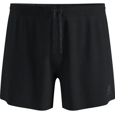Productafbeelding van Zeroweight 5 inch hardloopshorts 2.0, zonder binnenbroek, heren - Odlo, kleur: 15000 zwart, maat: M