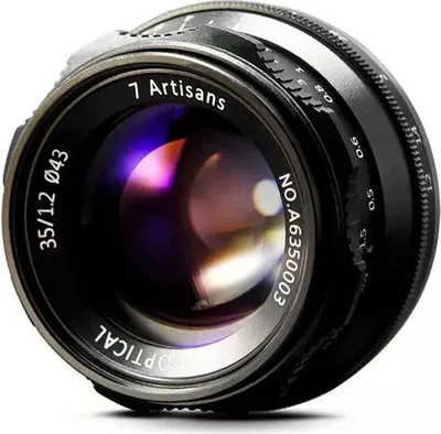 Immagine prodotto di 7Artisans 495556 obiettivo per fotocamera MILC Obiettivi standard Nero