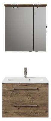 Produktbild von PELIPAL Serie 6025 SET-045-069 Block bestehend aus: Waschtisch, Waschtischunterschrank, Spiegelschrank / 67cm