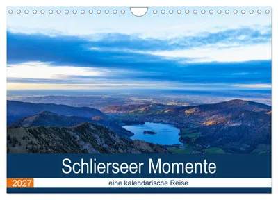 Produktbild von Schlierseer Momente - eine kalendarische Reise (Wandkalender 2027 DIN A4 quer), CALVENDO Monatskalender