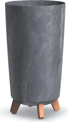 Produktbild von Prosperplast Blumentopf GRACIA TUBUS SLIM Betoneffekt Grau 23,9 cm