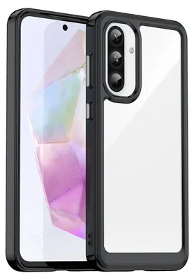 Immagine prodotto di Per Samsung Galaxy A56 / A36 Serie Colorful TPU Acrilico Hybrid Cover Case Nero