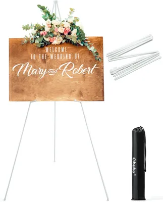 Produktbild von Staffelei, Staffelei groß 160cm, Verstellbares Stativ Künstler Staffelei für Kuntsmalerei, Hochzeitsschilder, Malerei & Poster, Weiß