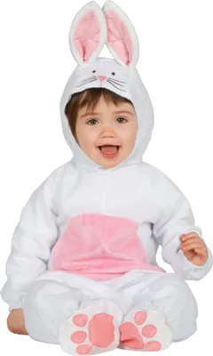 Immagine prodotto di costume da coniglietto bianco per bambino, taglia: 86/92