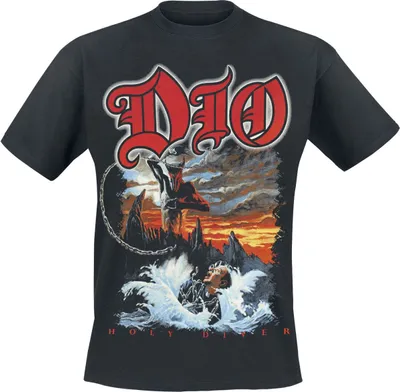 Produktbild von Dio T-Shirt Herren Holy diver schwarz Band-Merch, Bands 100% Baumwolle XXL