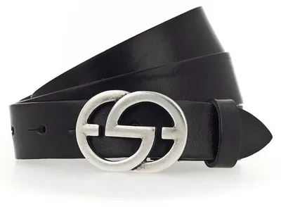 Immagine prodotto di Vanzetti Pelle cintura Full Leather Buckel Belt W85 Black nero