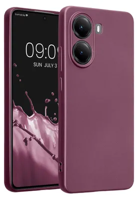 Produktbild von kwmobile Handyhülle für Xiaomi Poco X7 Pro 5G Hülle - weiche Silikon Case metallisch schimmernd - Schutzhülle Cover - Metallic Lavendel