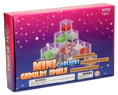 Produktbild von Geduldspiel Würfel Spielzeug Set - 24 Stück Puzzle Würfel