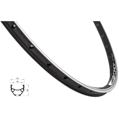 Obrázek produktu pro Ráfek Force Prime 622-21 36 děr V-brzdy černá (28/29) 702333