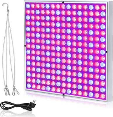 Image de Lampe LED LARS360 pour plantes, 45 W, spectre complet, 225 LEDs rouges et bleues, éclairage pour plantes d'intérieur, fleurs, légumes et semis