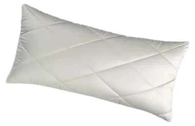 Zdjęcie produktu dla Piankowe poduszka z bawełny, wypełniona włókniną bawełnianą, certyfikowana zgodnie z normą kbA, wymiary 40x80 cm