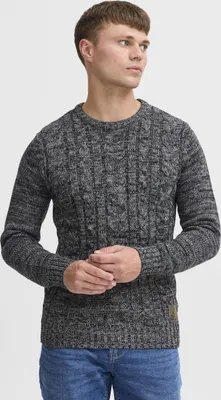 Produktbild von Solid SDPhilemon Herren Pullover Strickpullover Grobstrick Pullover mit Zopfstrick Rundhalsausschnitt 100% Baumwolle Regular fit