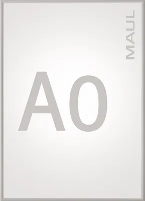 Image de MAUL cadre pliable MAULstandard portrait A0 aluminium 122 x 87 x 1.1 cm argenté
