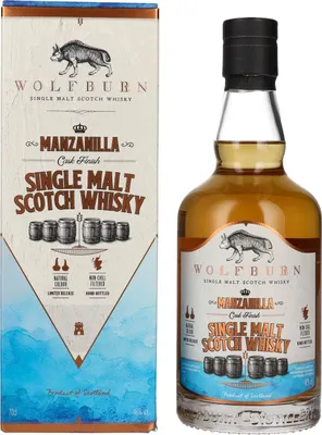 Produktbild von Wolfburn MANZANILLA Single Malt Scotch Whisky 46% Vol. 0,7l in Geschenkbox