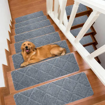 Productafbeelding van Zelfklevende trapmatten, 15 stuks, antislip, voor trappen
