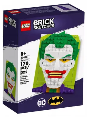 Produktbild von LEGO Batman Brick Sketches The Joker 40428, Bausatz, 8 Jahr(e), Kunststoff, 170 Stück(e)