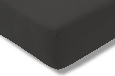 Produktbild von Estella Jersey-Stretch Spannbetttuch Farbe schiefer Größe 100x200 cm