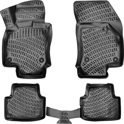 Produktbild von Rizline kompatibel mit Skoda Octavia III Typ 5E 2012–2020 Autofußmatten Auto Allwetter 3D Gummimatten