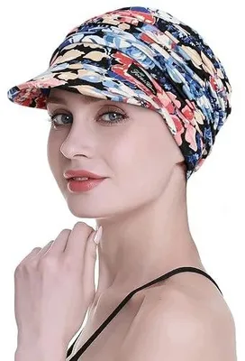 Zdjęcie produktu dla Czapka turban bambusowa damska po chemioterapii miękka