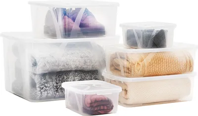 Produktbild von Box 10 l mit Deckel LONA, Farbe:Transparent