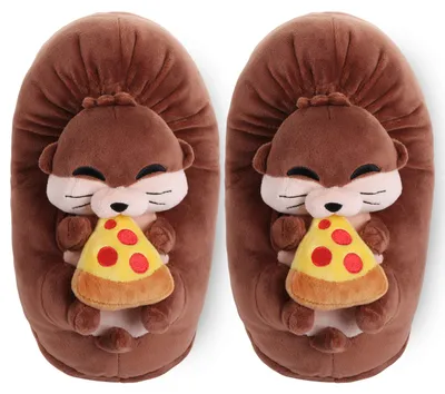 Produktbild von Pantoffeln – Plüschtier-Slipper – Hausschuhe für Kinder und Erwachsene