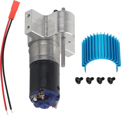 Obrázek produktu pro Převodová skříň, kovově stabilní RC příslušenství, 370 pro Henglong B14 Wpl C14